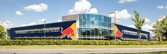 L'usine de Red Bull Racing à Milton Keynes. 