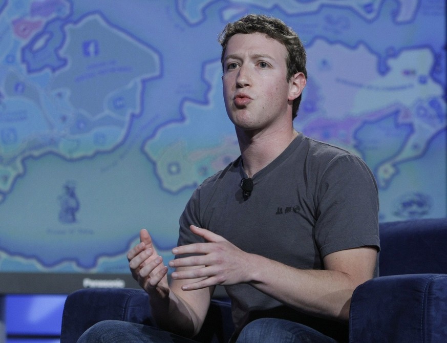 Facebook CEO Mark Zuckerberg speaks at the Web 2.0 Summit in San Francisco, Tuesday, Nov. 16, 2010. (AP Photo/Paul Sakuma)
