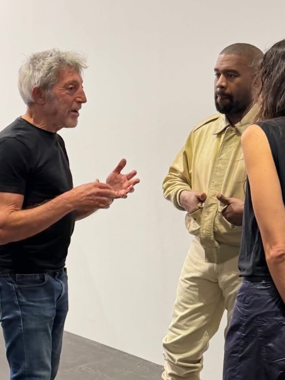 Ye et Bianca Censori à Bâle.