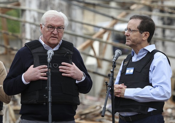 Frank-Walter Steinmeier et Isaac Herzog, le 27 novembre.