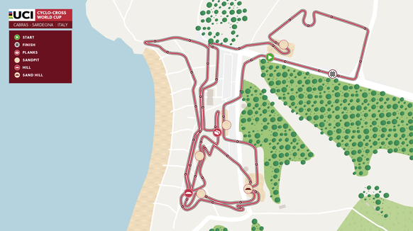 Le circuit d'environ 3 km sera répété plusieurs fois.