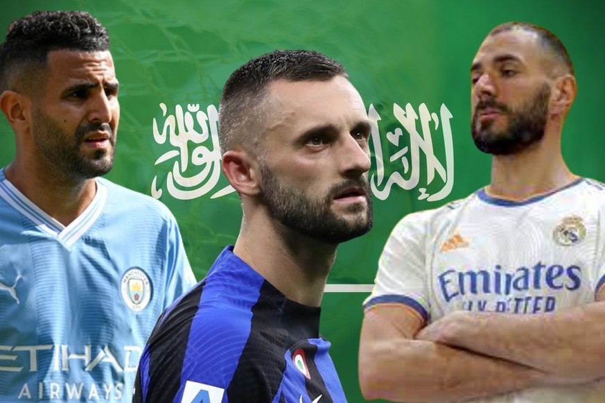 Riyad Mahrez (Manchester City), Marcelo Brozovic (Inter Milan) et Karim Benzema (Real Madrid) ont rejoint l'Arabie saoudite.