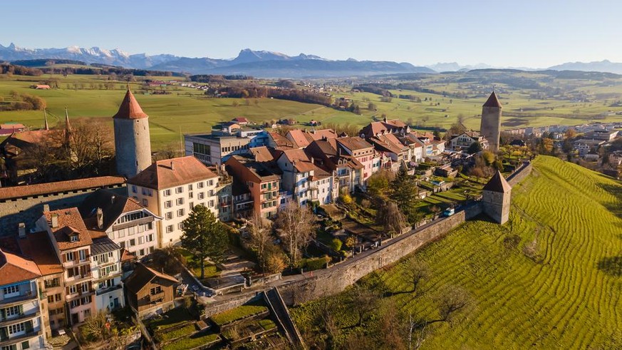 Ville de Romont, à Fribourg