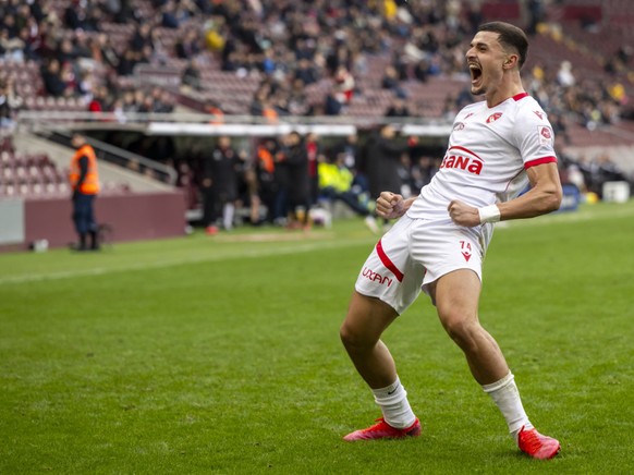 Elmin Rastoder exulte après son but