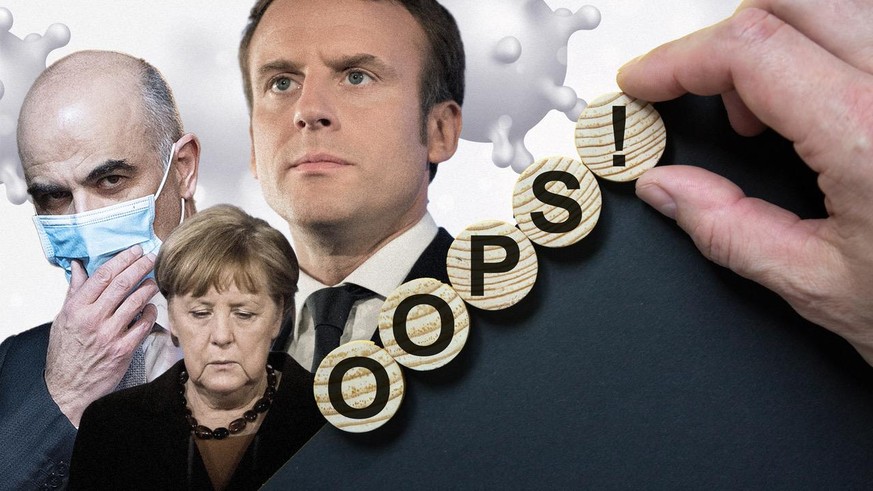 Nos responsables politiques se passent le témoin pour avouer des erreurs dans la gestion de la crise sanitaire. Macron mercredi soir, Merkel il y a quelques jours, Berset en fin d'année 2020.