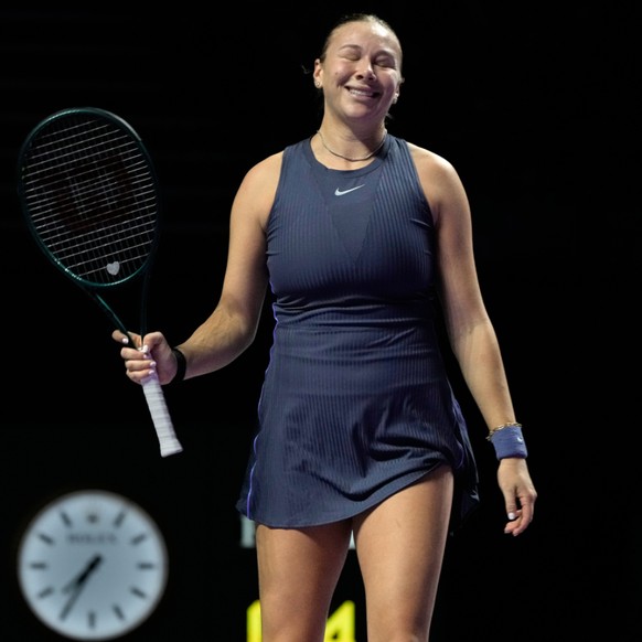 Amanda Anisimova en demi-finales du Masters