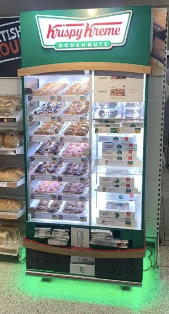Voilà comment sont vendus les beignets Krispy Kreme chez Avec.