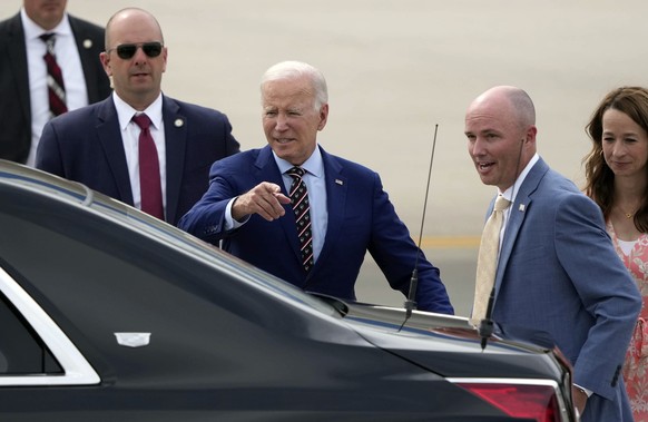 Joe Biden s'est rendu en Utah mercredi, comme prévu.
