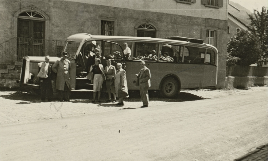 Zernez, en juillet 1952.