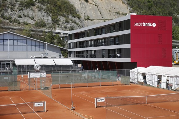 The Swiss National Tennis Center in Biel, Switzerland, Thursday, April 13, 2017. (KEYSTONE/Peter Klaunzer)
