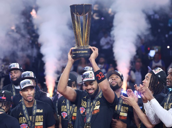 Les New York Knicks ont remporté la Coupe NBA mardi face aux San Antonio Spurs à Las Vegas.