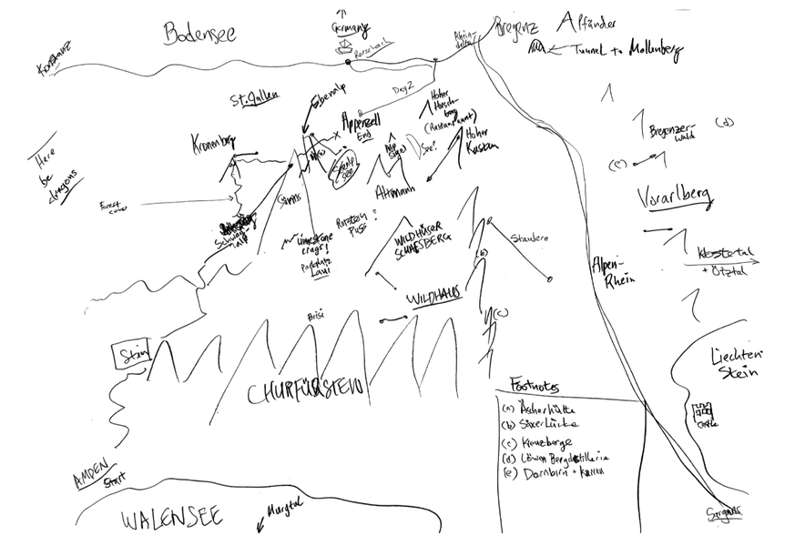 La carte de Chris.