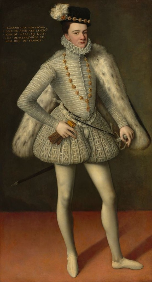 Prince Hercule-François, Duc d'Alençon, 1572. Artist Unknown. (Photo by Heritage Art/Heritage Images via Getty Images).