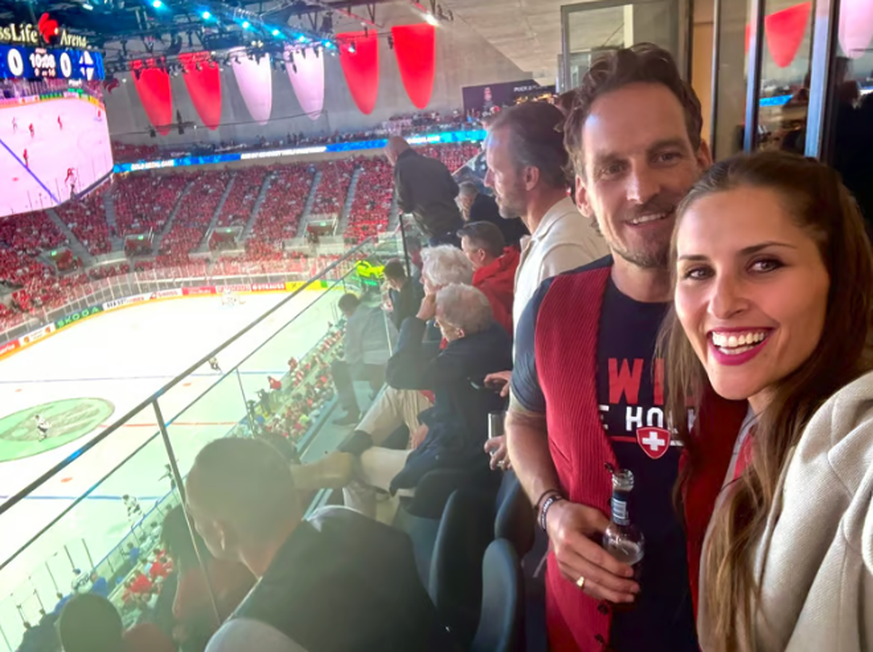 Patrick Fischer a regardé la finale du Mondial 2026, à Zurich, dans une loge avec sa femme Mädy.