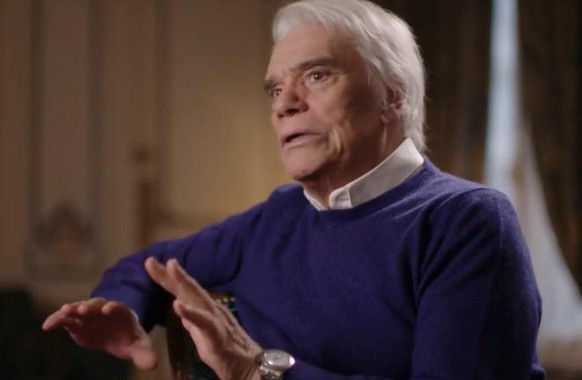 Bernard Tapie lors d'une interview avec Sept à Huit.