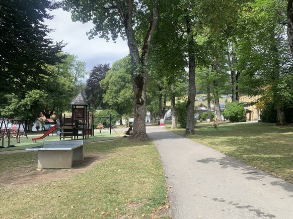 Le parc de Sainte-Croix, où se réuniraient des «cassos».