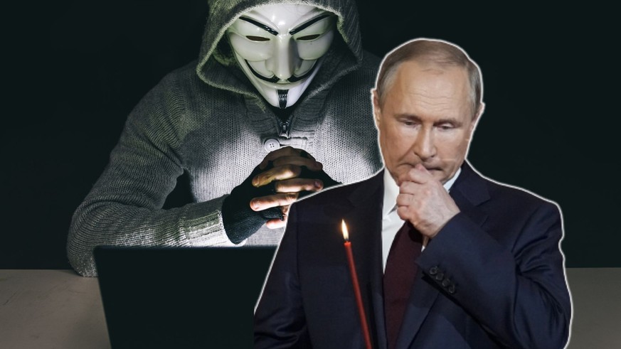 Le collectif d'internautes Anonymous a attaqué à plusieurs reprises en ligne Vladimir Poutine et le Kremlin. En cause, évidemment: la guerre que mène la Russie en Ukraine.