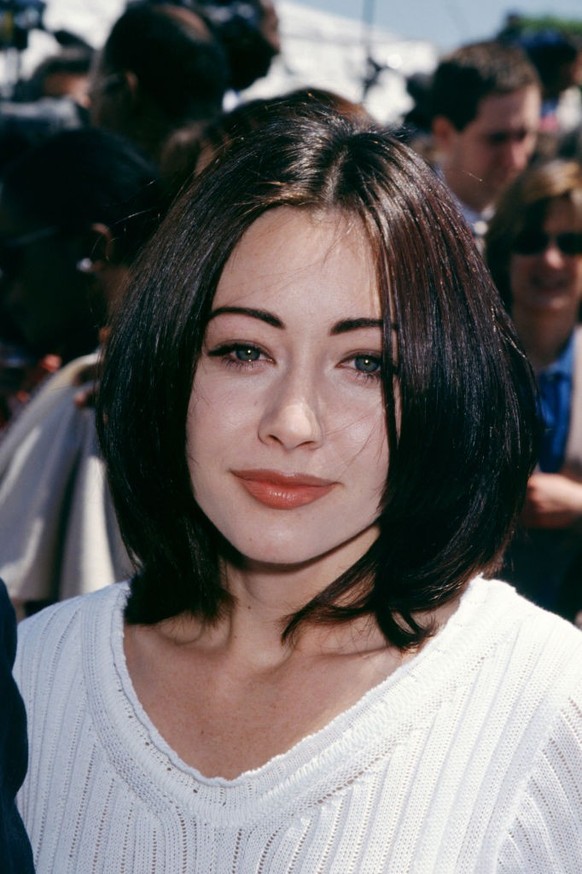 Beverly Hills 90210 actress Shannen Doherty at the 10th Independent Spirit Awards in Santa Monica, California, 25th March 1995. (Photo by Ron Davis/Getty Images) (Photo by Ron Davis/Getty Images)