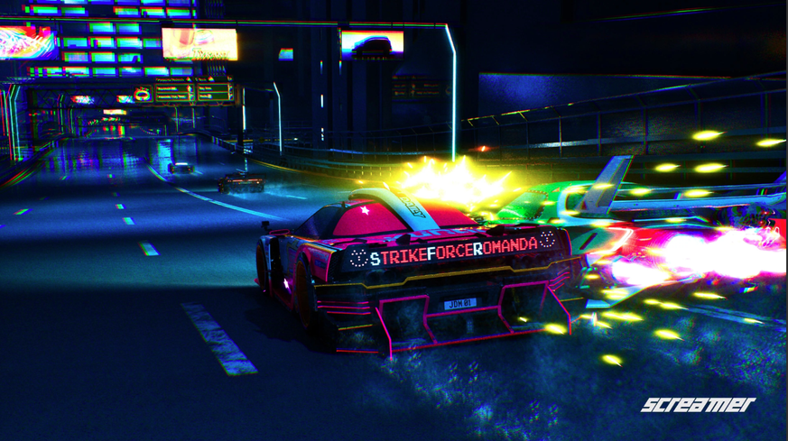 Capture d'écran du jeu Screamer.