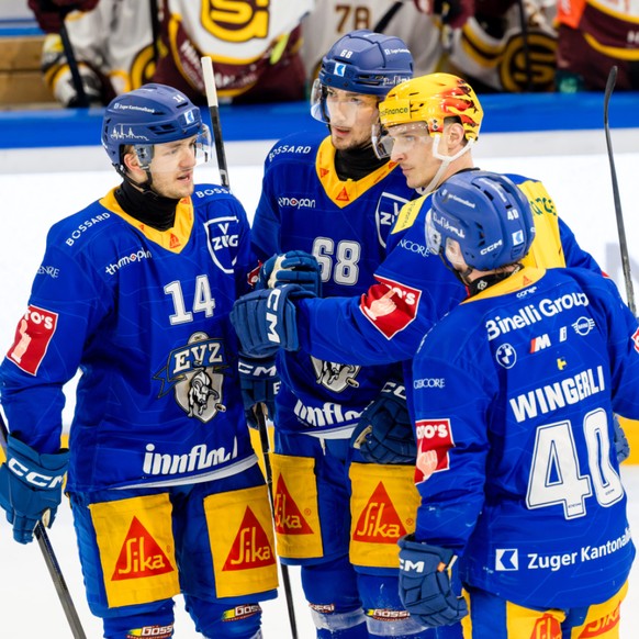 La joie des joueurs de Zoug