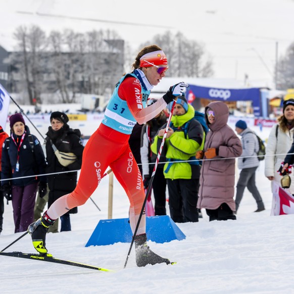 Nadja Kälin (ici à Goms) a terminé 8e du 5o km d'Oslo/Holmenkollen