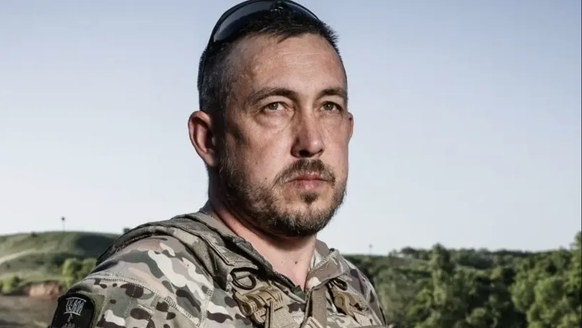 Stanislav Luchanov : Il commande la brigade « Anna de Kiev » depuis février. (Source : site web de la 155e brigade)