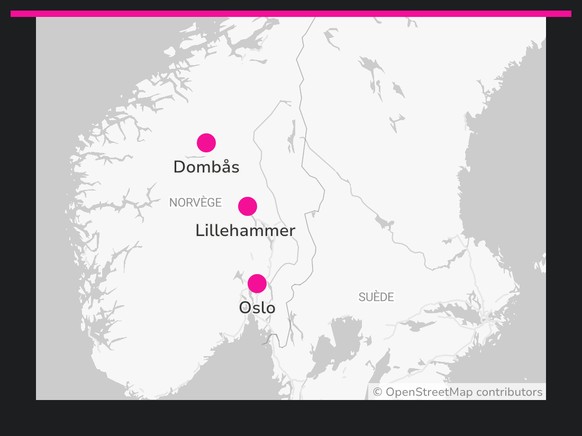 Parcours en Norvège voitures électriques.