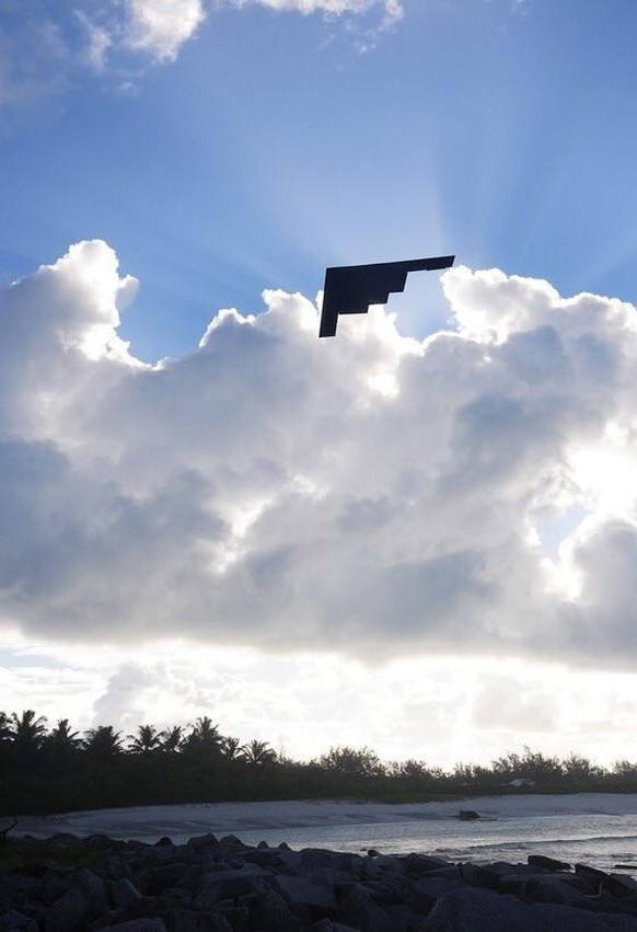 En fait, c'est un avion furtif américain, bombardier B2 pour être précis (et technique).