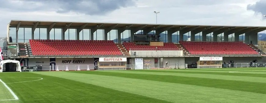Dans son charmant petit stade Grünfeld, Rapperswil – actuel 5e de Promotion League – a des ambitions de montée.