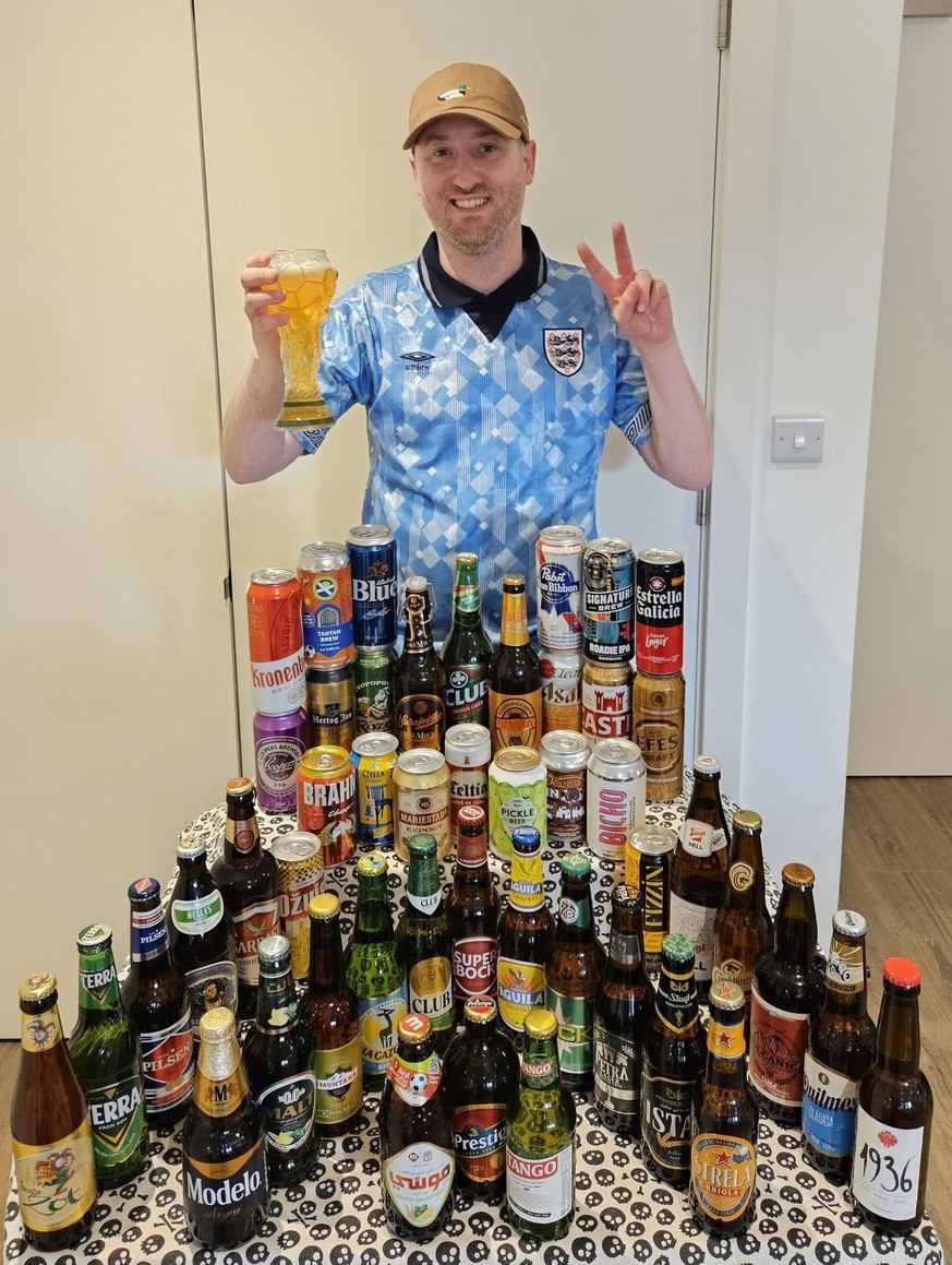Gus Hully et ses bières.