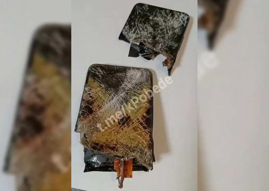 Ljudmila Bentley cherchait son mari, et n&#039;a trouvé que son téléphone portable cassé.