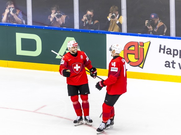 Sven Andrighetto (à gauche) a ouvert la marque vendredi