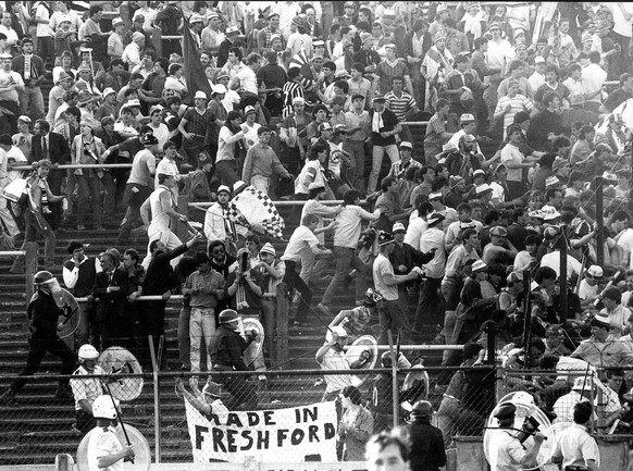 Le drame du Heysel, en 1985.