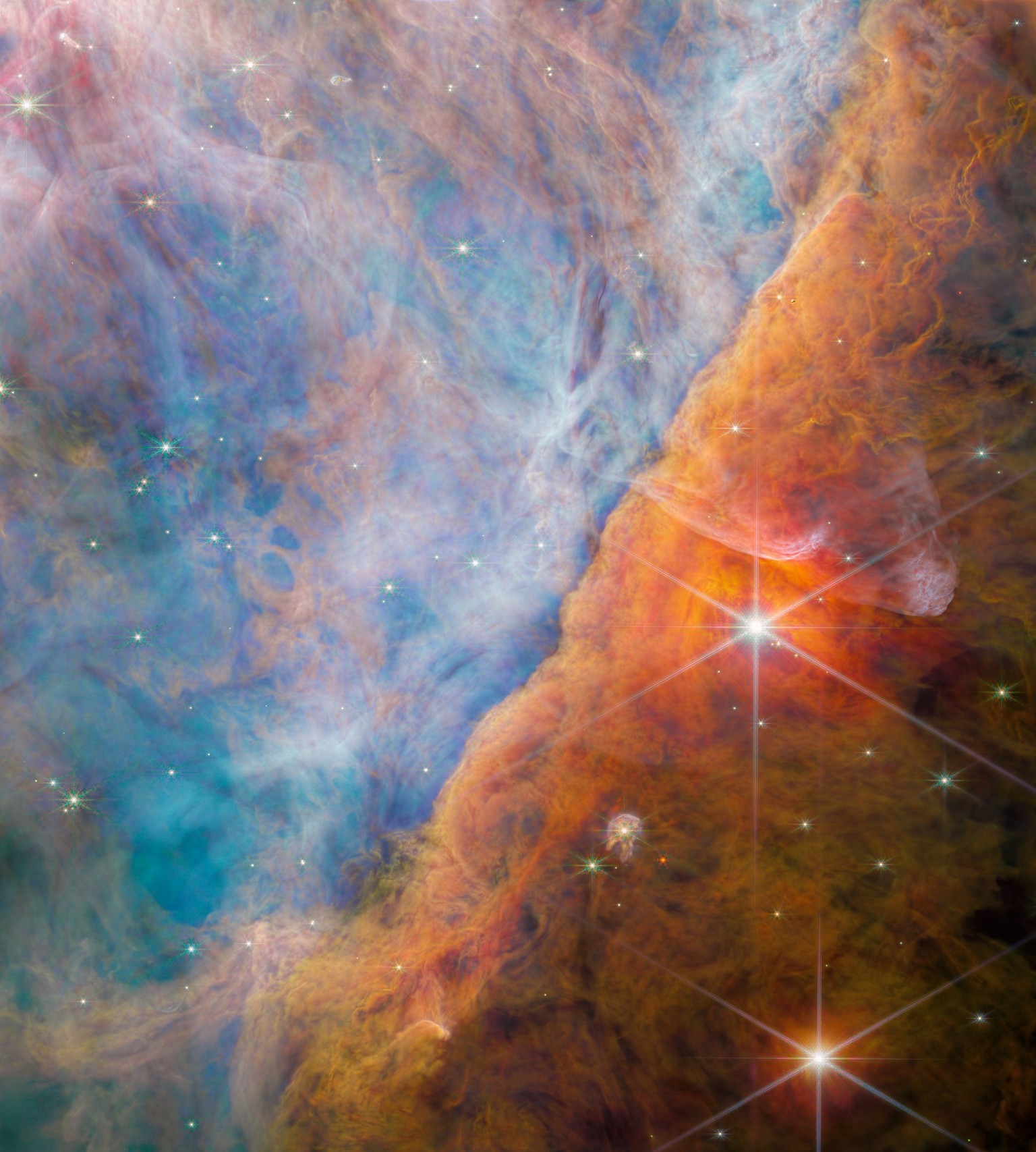 La nébuleuse d&#039;Orion immortalisée par James Webb.