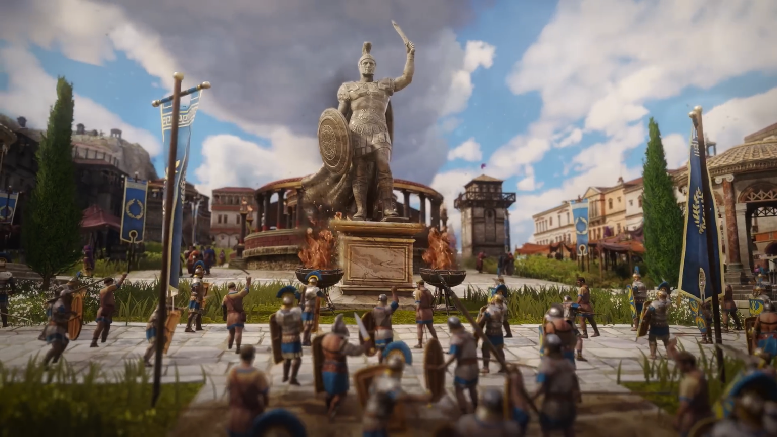Anno 117: Pax Romana, gameplay soldats