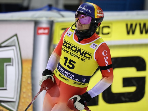 Tanguy Nef doit se contenter d'un 10e rang à Madonna di Campiglio