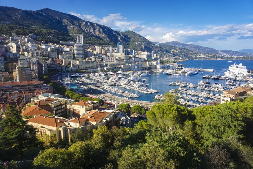 Port in Monaco.