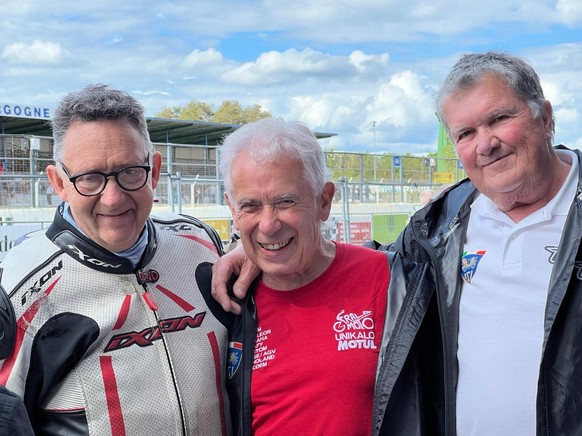 Bruno Fegatelli, Jean-Jacques Loup et Georges Chatelain.