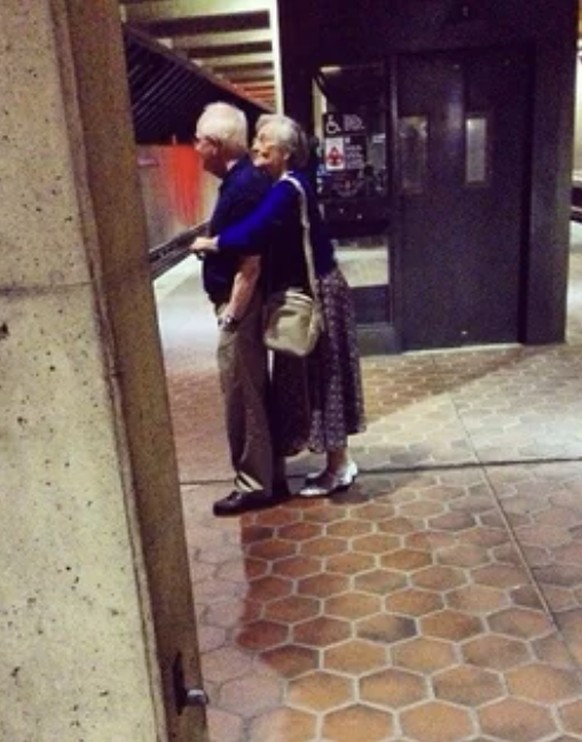 Herzige alte Menschen