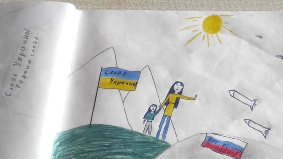 Voici ce qu&#039;a dessiner la fille du Russe condamné