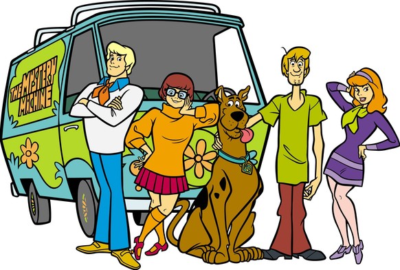 SCOOBY DOO WHERE ARE YOU, Freddy Jones, Velma Dinkley, Scooby Doo, Shaggy Rogers, Daphne Blake, 1969-72 Courtesy Everett Collection ACHTUNG AUFNAHMEDATUM GESCHÄTZT PUBLICATIONxINxGERxSUIxAUTxONLY Copy ...