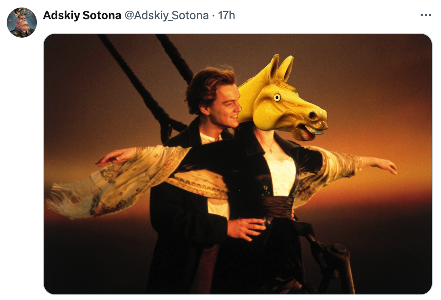 Capture d&#039;écran d&#039;un tweet sur X.