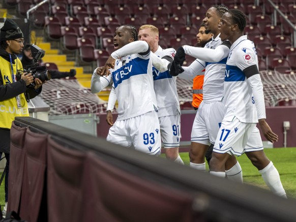 La joie des Lausannois après le but