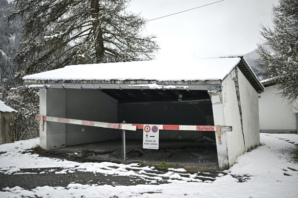 Glissement de terrain à Brienz après l&#039;éboulement