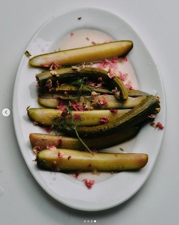 Les cornichons de Pamela. Rien à voir.
