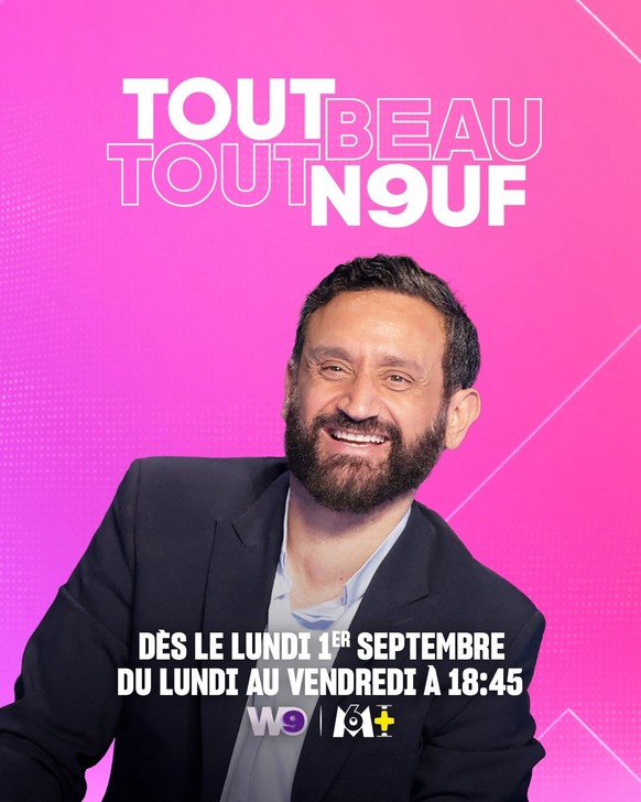 « Tout beau, tout n9uf » la nouvelle émission de Cyril Hanouna sur W9