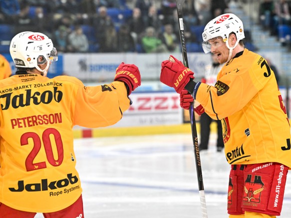 Les étrangers de Langnau célèbrent le 3-0
