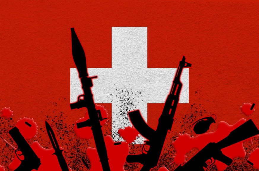 armes débat exportation drapeau Suisse fusil conseil des états politique guerre