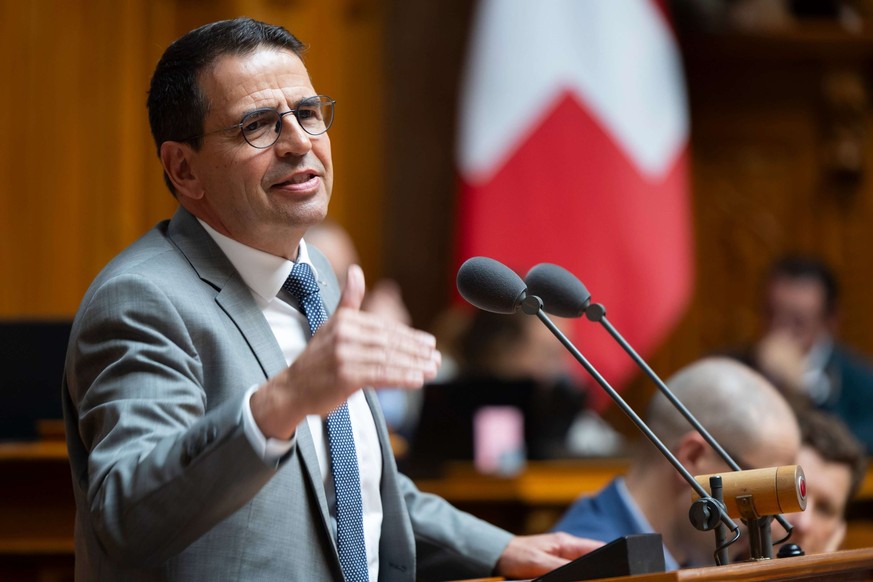 Matthias Jauslin, ici au Conseil national, à Berne.