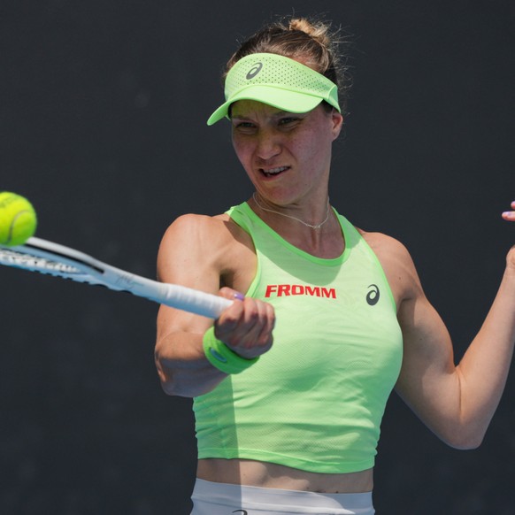 Viktorija Golubic: tout aurait pu changer si elle avait gagné sa balle de premier set.